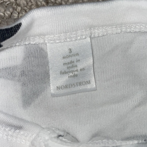 Nordstrom Baby Star Print Footie- 3 months - Picture 3 of 6